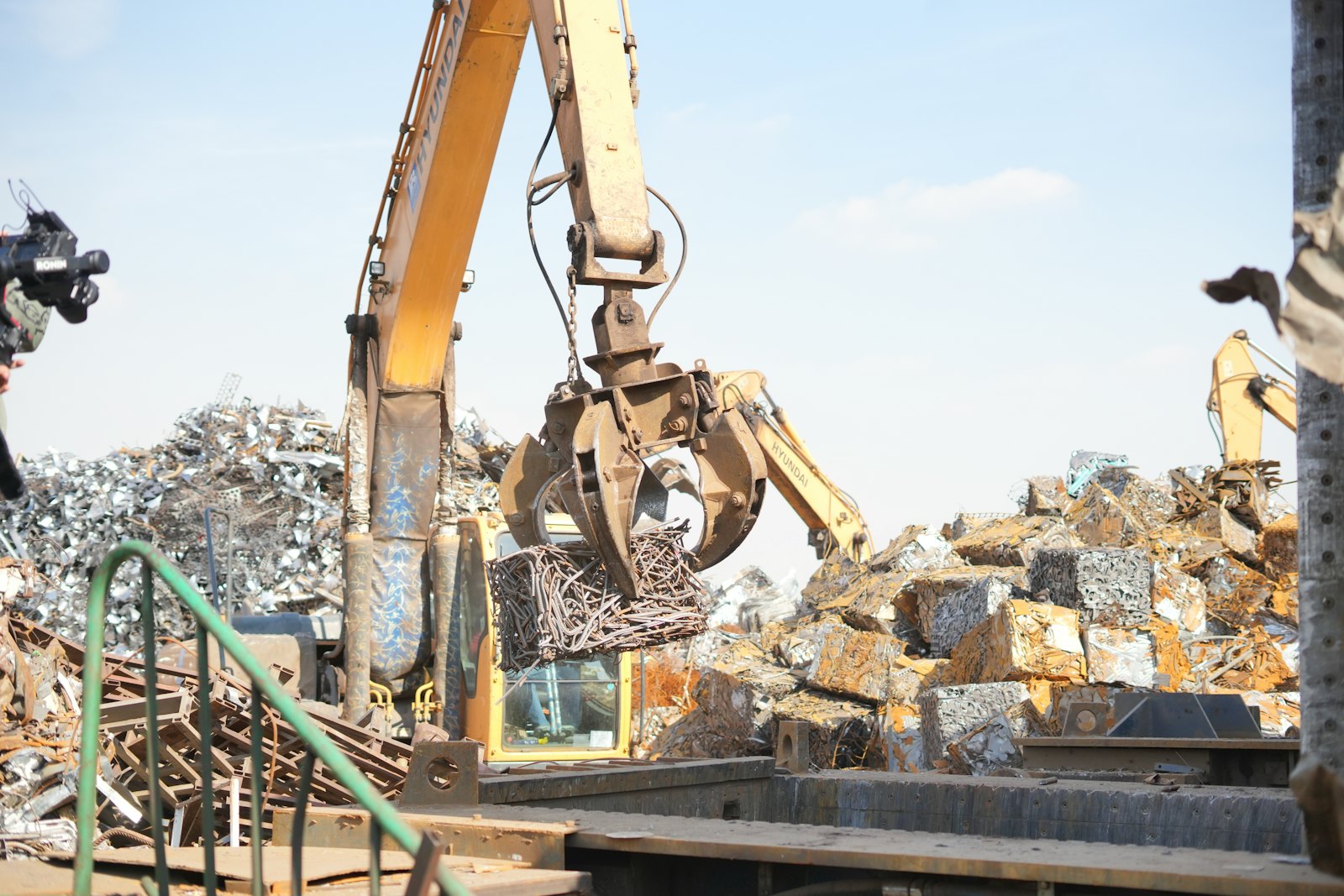 Scrap metal yard