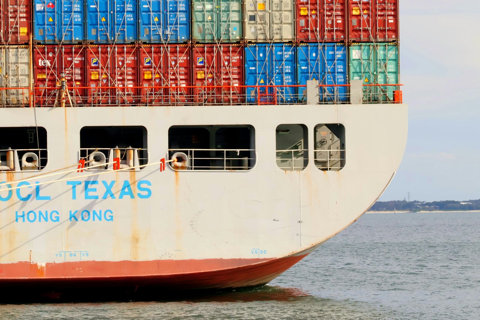 Cargo ship at Port Botany
